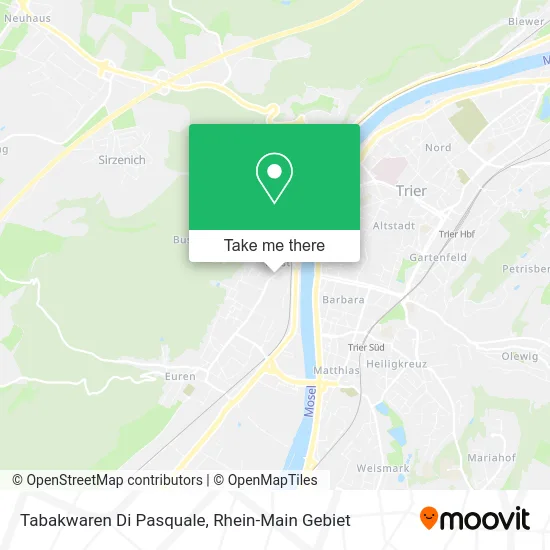 Карта Tabakwaren Di Pasquale