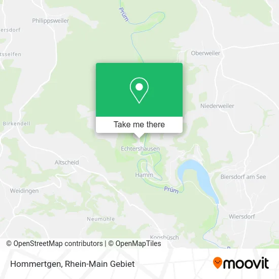 Карта Hommertgen
