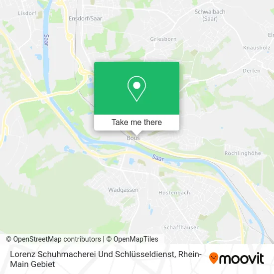 Карта Lorenz Schuhmacherei Und Schlüsseldienst