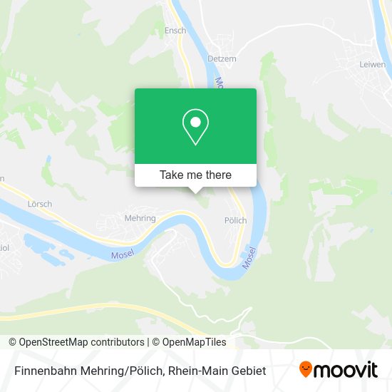 Карта Finnenbahn Mehring/Pölich