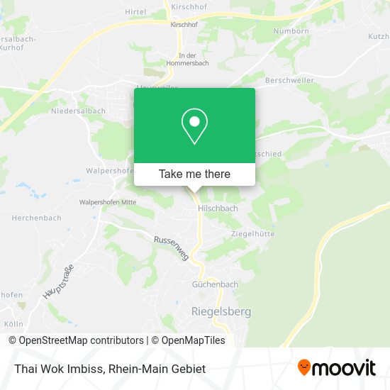 Карта Thai Wok Imbiss