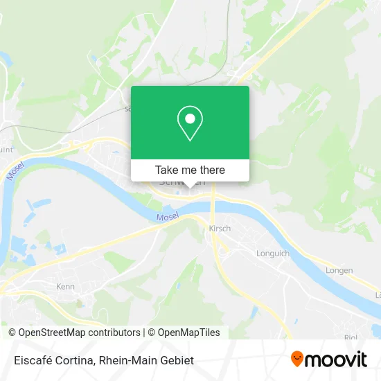 Карта Eiscafé Cortina