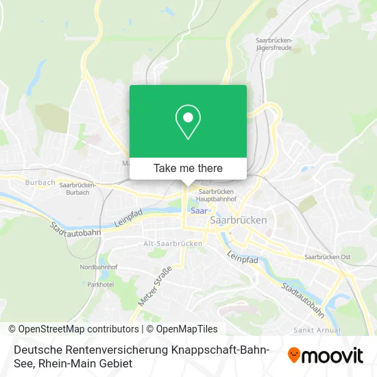 Карта Deutsche Rentenversicherung Knappschaft-Bahn-See