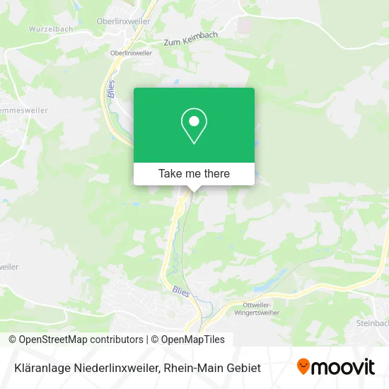 Карта Kläranlage Niederlinxweiler