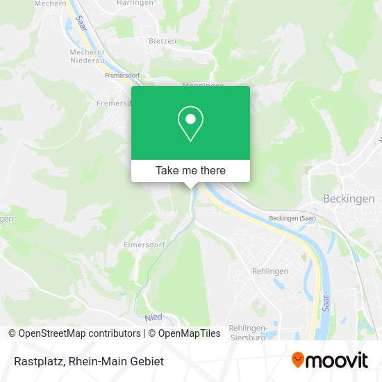 Карта Rastplatz