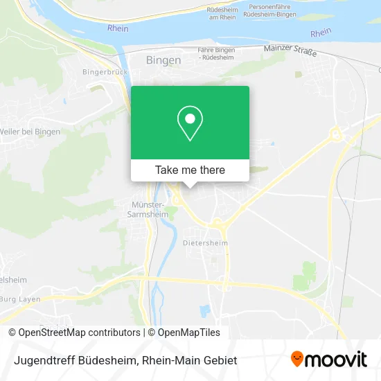 Карта Jugendtreff Büdesheim