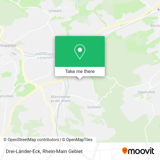 Карта Drei-Länder-Eck