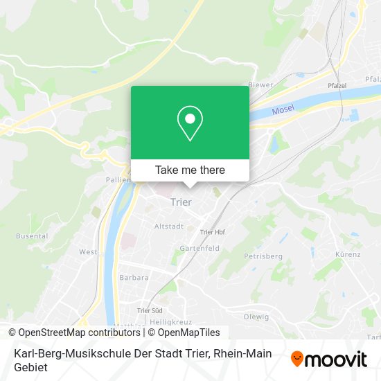 Карта Karl-Berg-Musikschule Der Stadt Trier