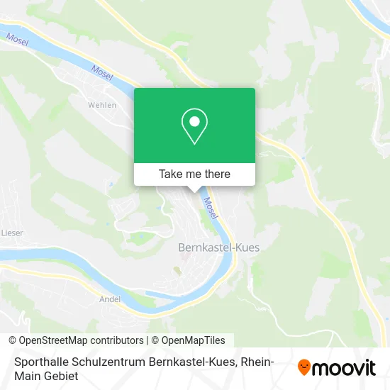 Карта Sporthalle Schulzentrum Bernkastel-Kues