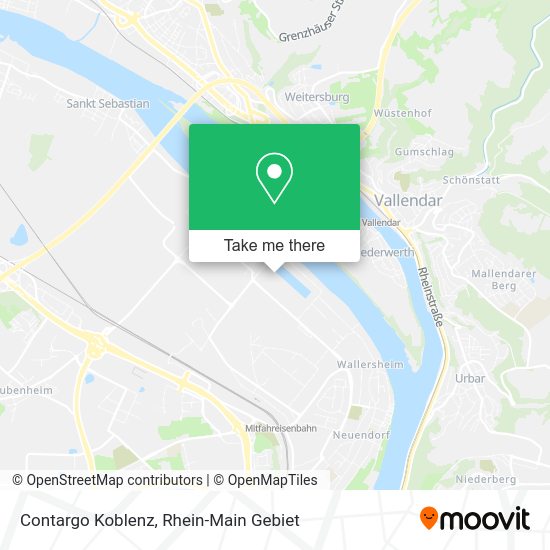 Карта Contargo Koblenz