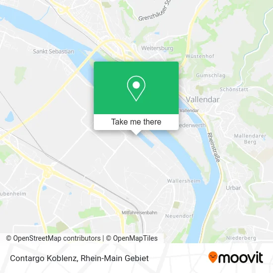 Карта Contargo Koblenz