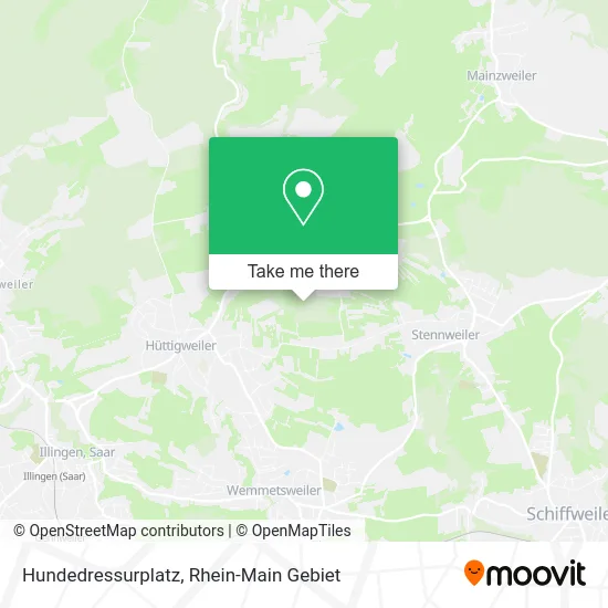 Карта Hundedressurplatz