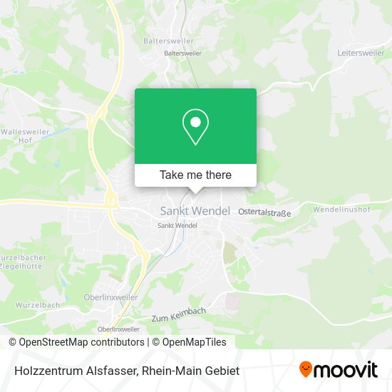 Карта Holzzentrum Alsfasser