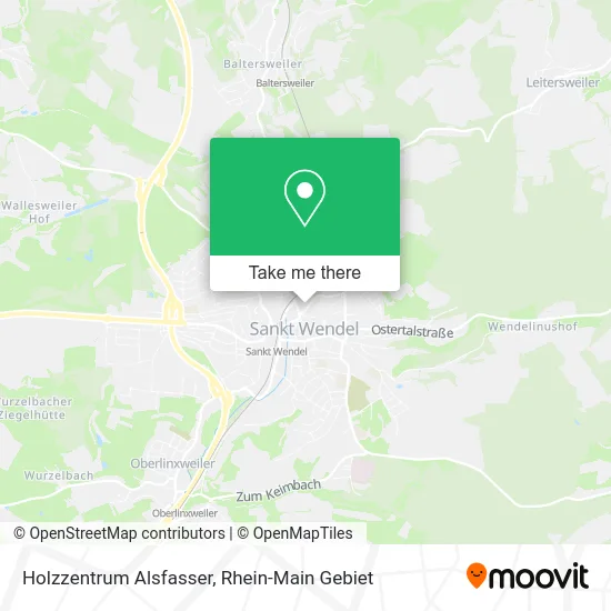 Карта Holzzentrum Alsfasser