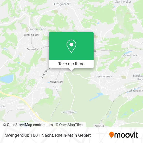 Карта Swingerclub 1001 Nacht