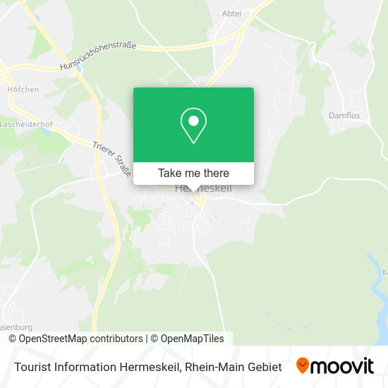 Карта Tourist Information Hermeskeil