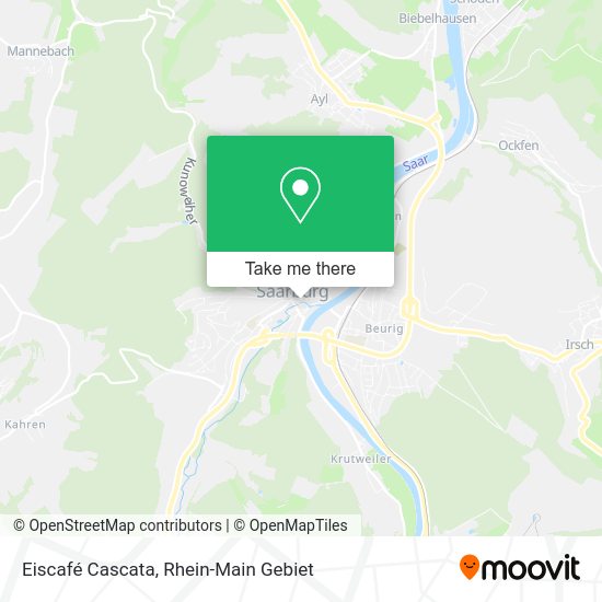 Карта Eiscafé Cascata