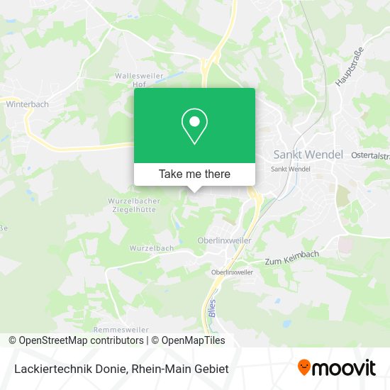 Карта Lackiertechnik Donie