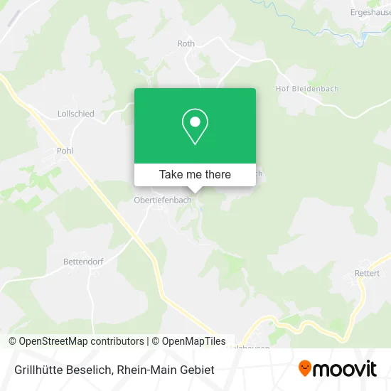 Карта Grillhütte Beselich