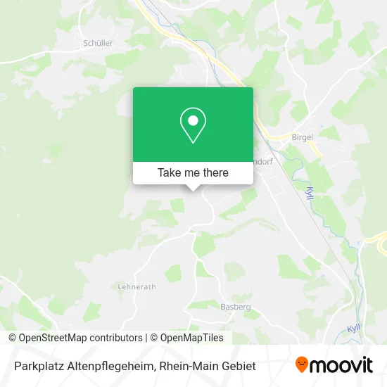 Карта Parkplatz Altenpflegeheim