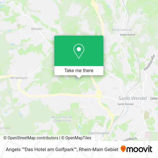 Карта Angels ""Das Hotel am Golfpark""