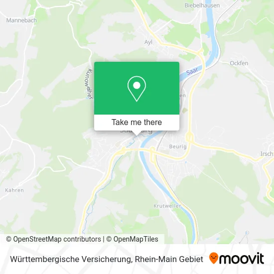 Карта Württembergische Versicherung