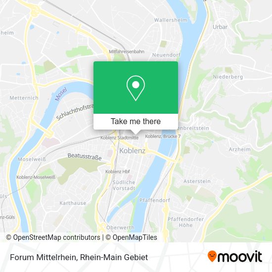 Карта Forum Mittelrhein