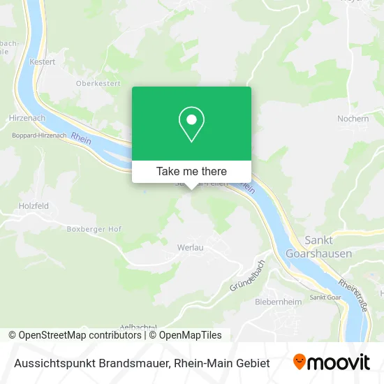 Карта Aussichtspunkt Brandsmauer