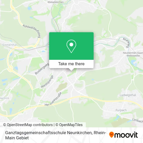 Карта Ganztagsgemeinschaftsschule Neunkirchen
