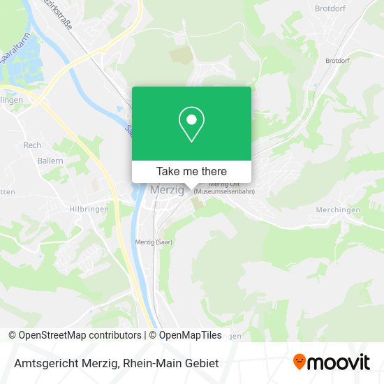 Карта Amtsgericht Merzig