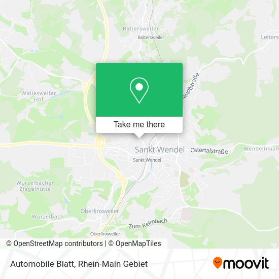 Карта Automobile Blatt