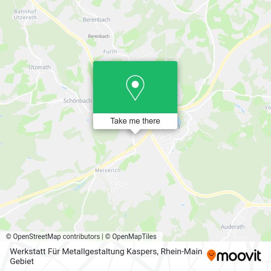 Карта Werkstatt Für Metallgestaltung Kaspers