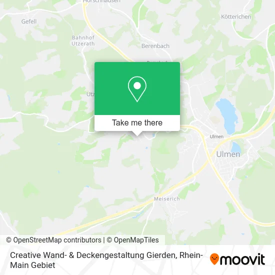 Карта Creative Wand- & Deckengestaltung Gierden