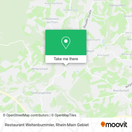 Карта Restaurant Weltenbummler