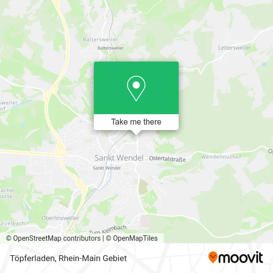 Карта Töpferladen
