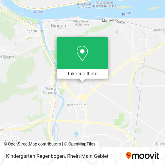 Карта Kindergarten Regenbogen