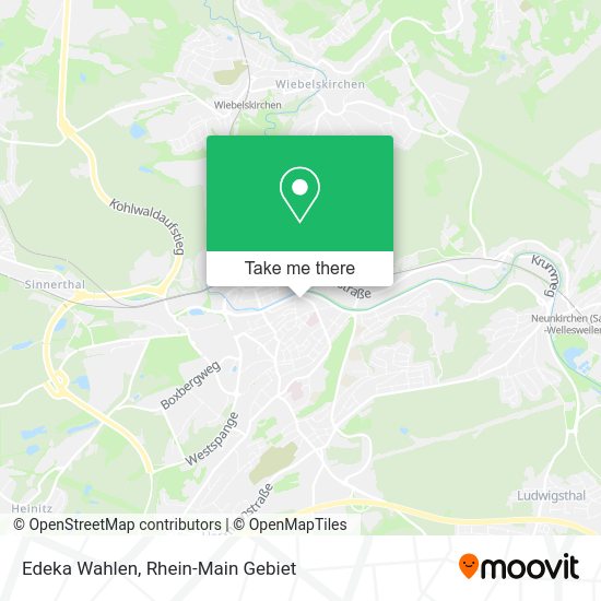 Карта Edeka Wahlen