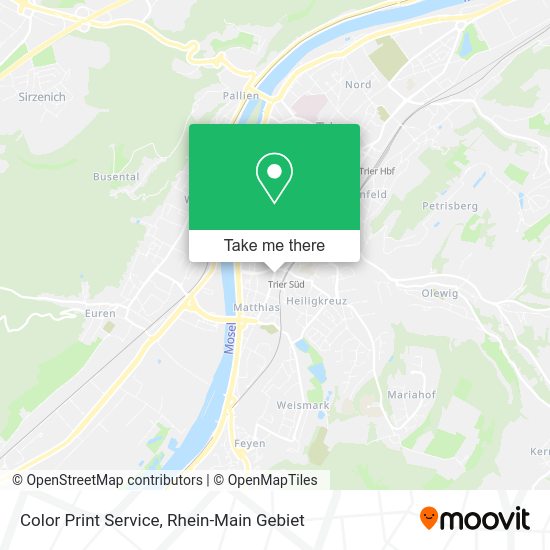 Карта Color Print Service
