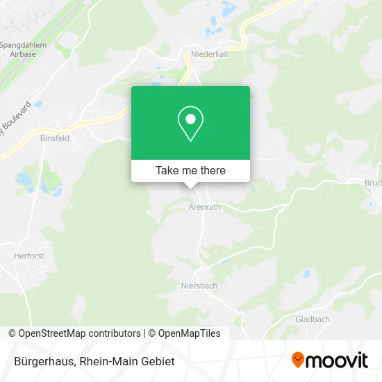 Карта Bürgerhaus