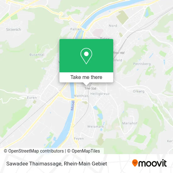 Карта Sawadee Thaimassage