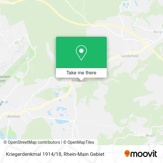 Карта Kriegerdenkmal 1914/18