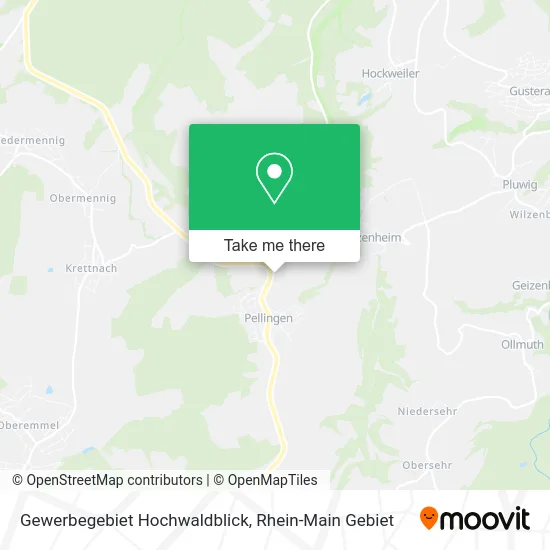 Карта Gewerbegebiet Hochwaldblick