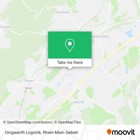 Карта Dingwerth Logistik