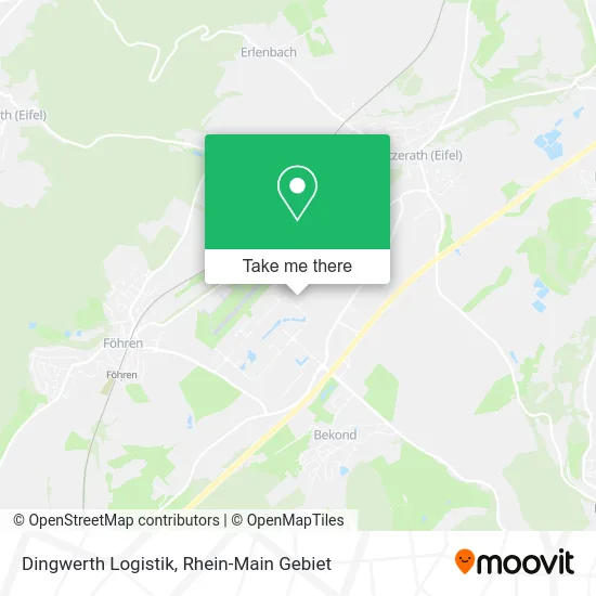 Карта Dingwerth Logistik