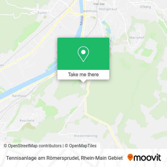 Карта Tennisanlage am Römersprudel
