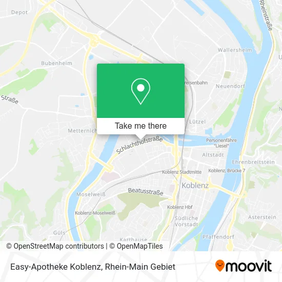 Карта Easy-Apotheke Koblenz