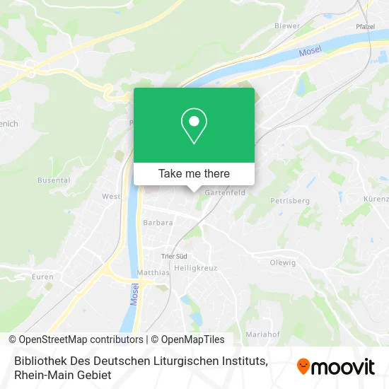 Карта Bibliothek Des Deutschen Liturgischen Instituts