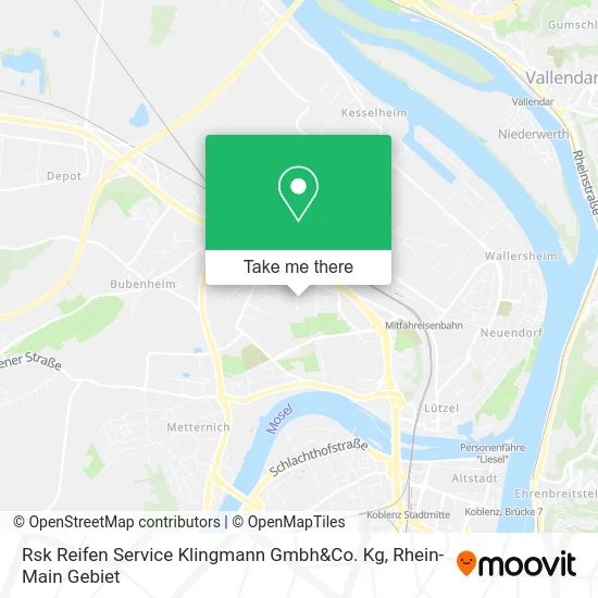 Rsk Reifen Service Klingmann Gmbh&Co. Kg map