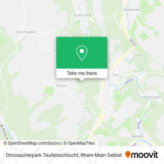 Карта Dinosaurierpark Teufelsschlucht
