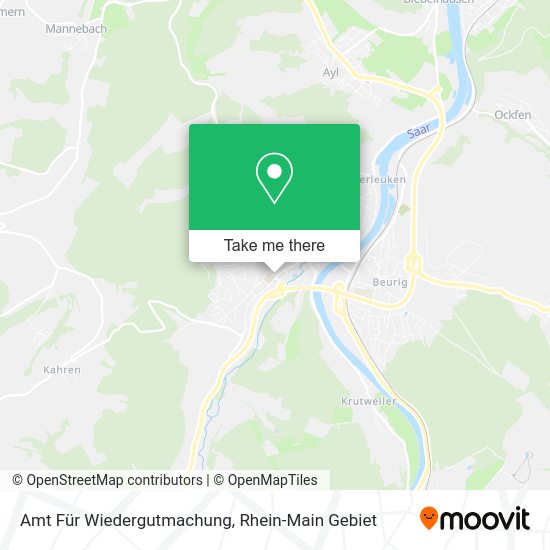 Карта Amt Für Wiedergutmachung